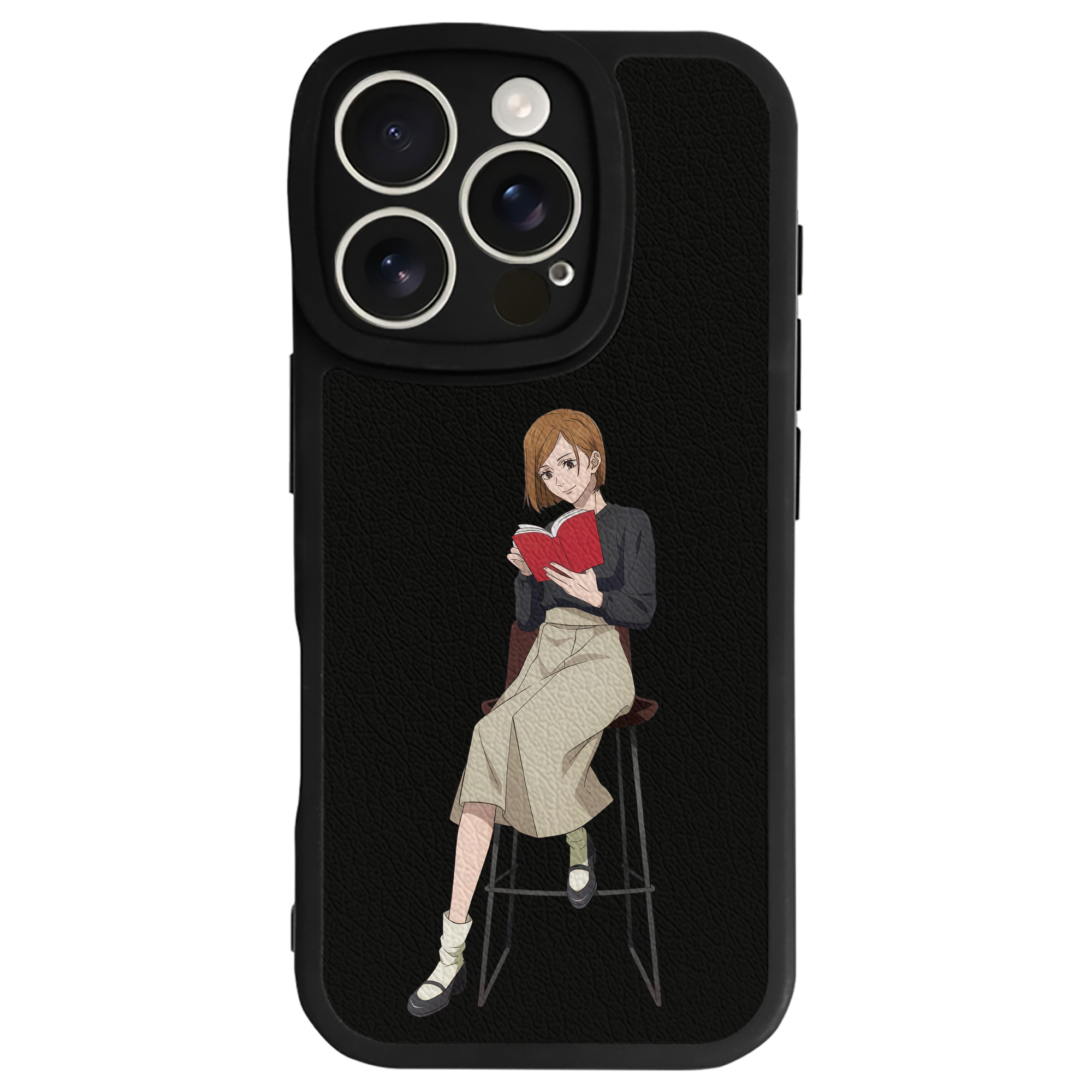 （画像用） 呪術廻戦 Jujutsu Kaisen 【iPhone 16シリーズ対応】シリコンスマホケース（レザー調） 材質：シリコン